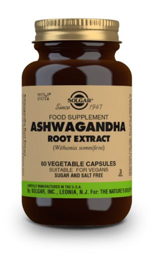 Ashwagandha-Wurzelextrakt 60 pflanzliche Kapseln
