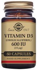 Vitamin D3 600Ui 15 mcg 60 Kapseln