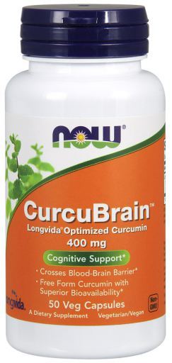CurcuBrain 400 mg 50 pflanzliche Kapseln