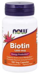 Biotin 1000 mcg mit Vitamin C 100 Kapseln
