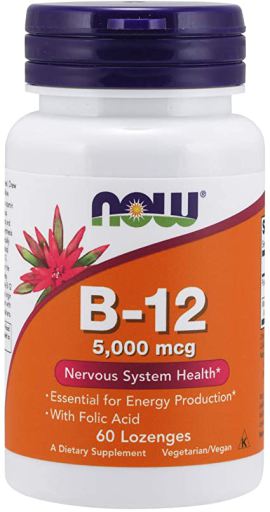 Vitamin B-12 mit Folsäure 5000 Mcg 60 Lutschtabletten
