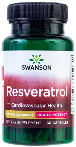 Resveratrol 250 mg 30 Kapseln