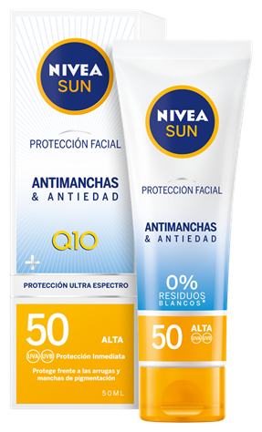 Sun Anti-Flecken- und Anti-Aging-UV-Gesichtsschutz Q10 SPF 50+ 50 ml