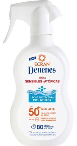 Denenes Schutzmilch für empfindliche und atopische Haut SPF 50+ 300 ml