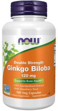 Ginkgo Biloba Doppelte Stärke 120 mg Veggie-Kapseln