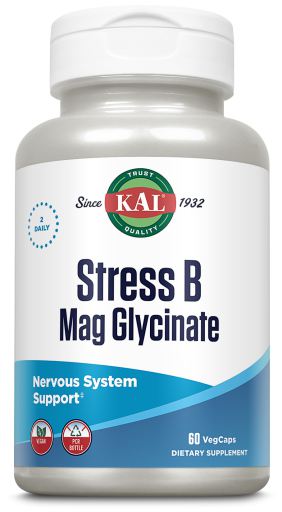 Stres B Magnesiumglycinat 60 pflanzliche Kapseln