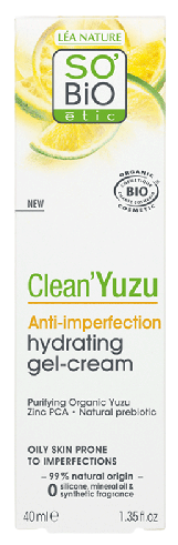 Clean Yuzu Anti Imperfection Feuchtigkeitsgel-Creme 40 ml