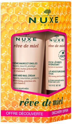 Rêve de Miel Hand- und Nagelcreme 30 ml + Lippenstift 4 gr