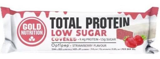 Total Protein Riegel mit niedrigem Zuckerüberzug, 30 g